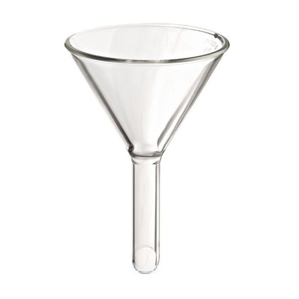Лабораторная воронка, 100 мм, стекло